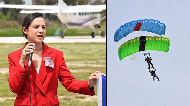 Başkan Sengel 19 Mayıs ta paraşütle atlayacak
