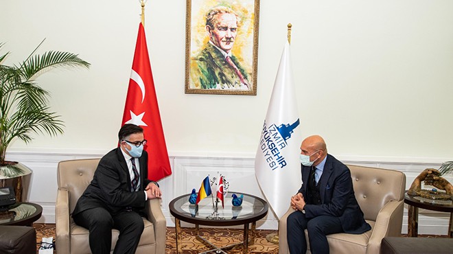 Başkan Soyer e Romanya Büyükelçisi nden ziyaret