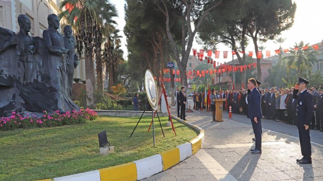 Bayındır’da 10 Kasım da Atatürk için tören