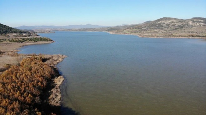 Bayramiç Barajı nda rekor artış