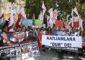 İzmir’de Cumhuriyetçiler’den Gazze protestosu 