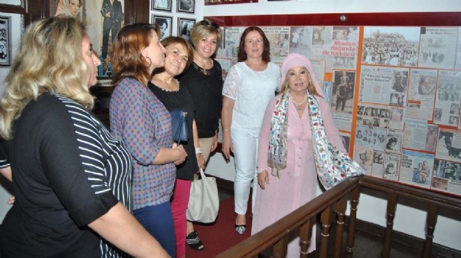 Bedia Akartürk, adını taşıyan müzede kadınlarla bir araya geldi