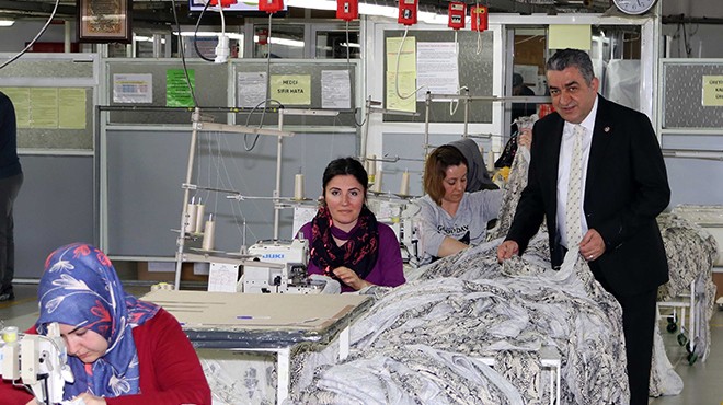 CHP li Serter 8 Mart’ı kadın işçilerle andı