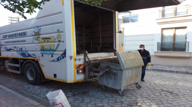 Bergama’da 5 bin çöp konteynırı yıkanacak