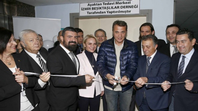 Beşiktaş Başkanı Orman dan İzmir de anlamlı açılış