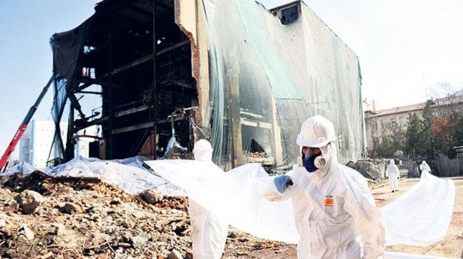 Binalardaki asbeste dikkat... CHP li Polat tan iki bakana 10 kritik soru!