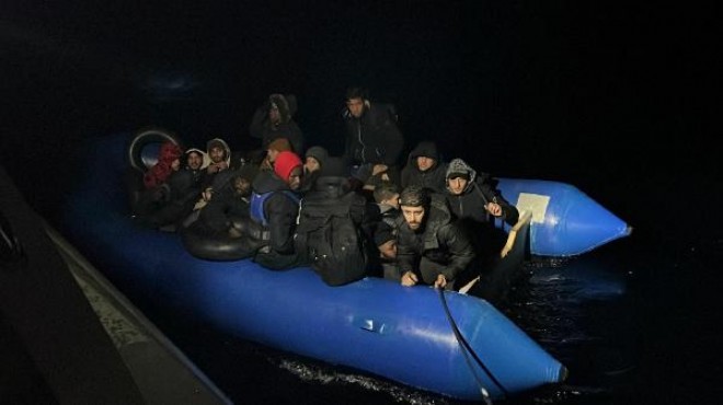 Bodrum'da 33 kaçak göçmen kurtarıldı