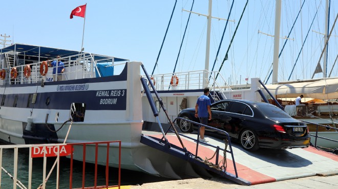 Bodrum-Datça feribot seferleri artırıldı