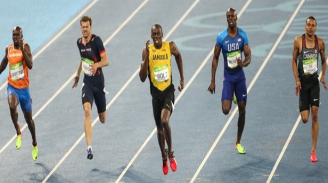 Bolt yine rahat kazandı