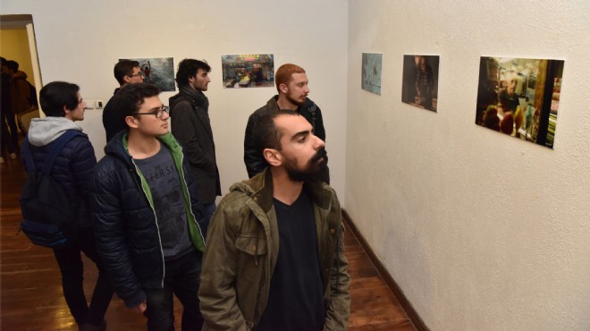 Bornova da öğrencilerden  Göz Ardı  sergisi