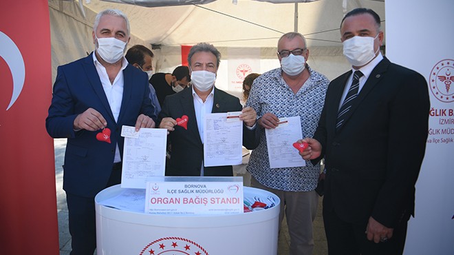 Bornova’da organ bağışı kampanyası