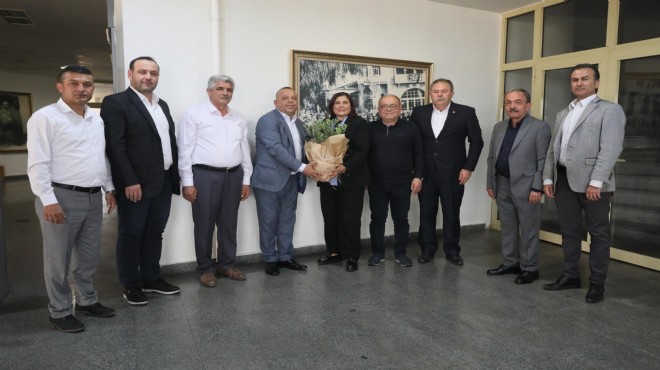 Bozdoğan Belediye Başkanı Özel den Çerçioğlu na ziyaret