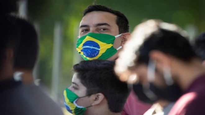 Brezilya da korona vakası 1 milyonu aştı