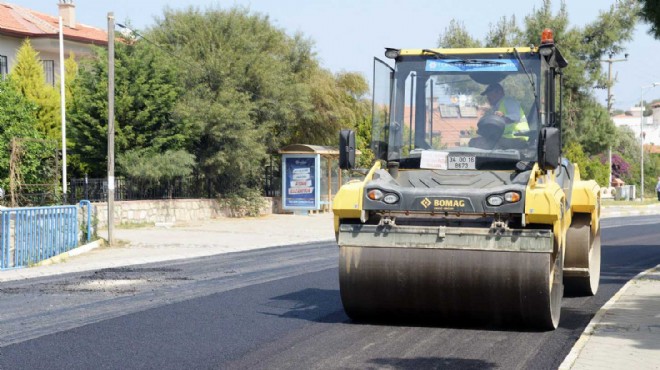 Büyükşehir den Kuşadası nda asfalt seferberliği