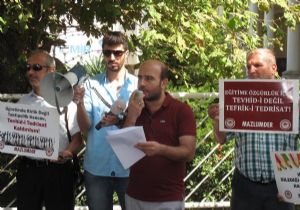 İzmir’de Tevhid-i Tedrisat eylemi! 