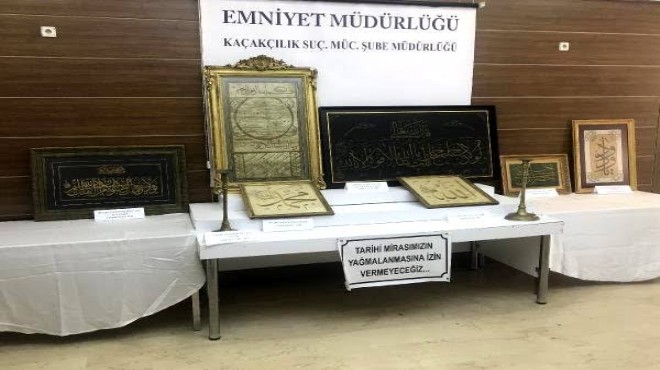 Çaldıkları Osmanlı eserlerini satmak isterken yakalandılar