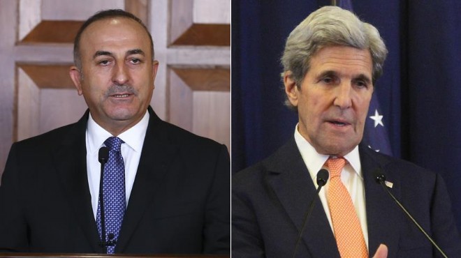 Çavuşoğlu ve Kerry Halep i konuştu!