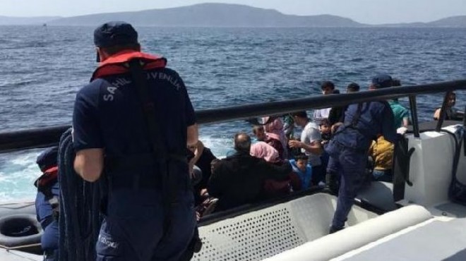 Çeşme de kaçak göçmen operasyonu: 35 gözaltı!