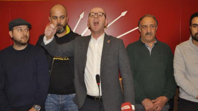 CHP Balıkesir den  ittifak  protestosu: İstifa resti!
