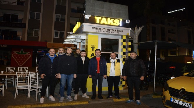 CHP Bayraklı adayı Önal taksicilerle bir araya geldi: Esnaf masası kuracağız!