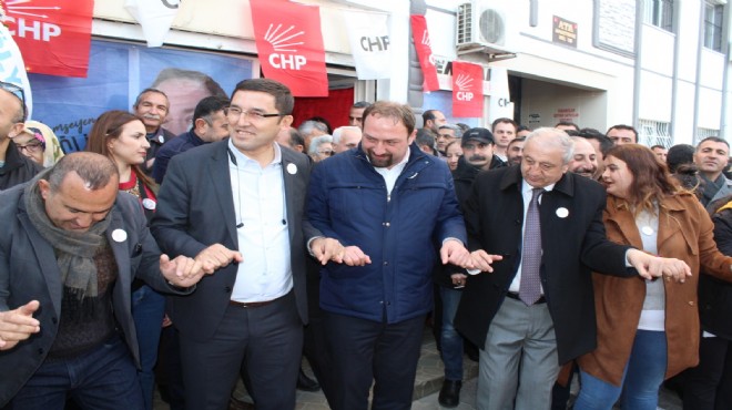 CHP Çiğli adayı Gümrükçü den 1 günde 4 seçim ofisi açılışı