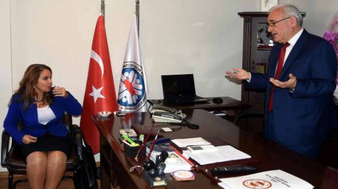 CHP den İzmir Amatör Spor Kulüpleri Federasyonu na ziyaret