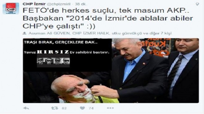 CHP İzmir den Başbakan a sert yanıt!