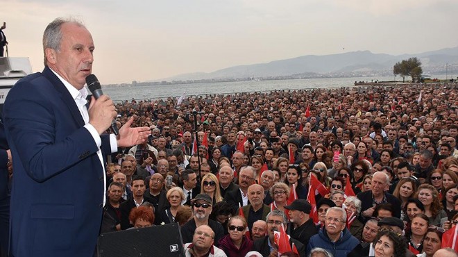 CHP’li aday İnce’den ‘kale’ye mesaj: İzmir’den destek bekliyorum!