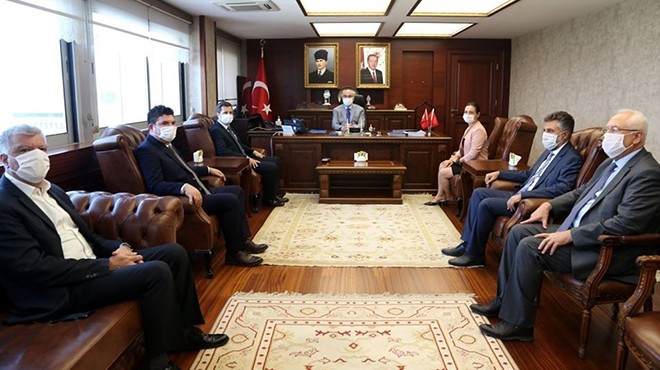 CHP’li başkanlardan Vali Köşger’e ziyaret
