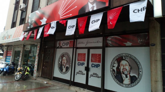 CHP li Gümrükçü nün seçim merkezi hazır!