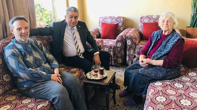 CHP li Serter den Yaşlılar Haftası ziyareti