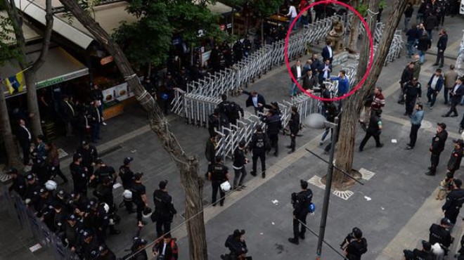 CHP li vekillerle polis arasında gergin anlar!