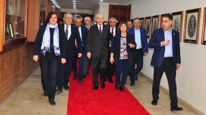 CHP Lideri Kılıçdaroğlu, İzmir de... Başkan Kocaoğlu na sürpriz ziyaret!