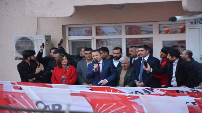CHP Menemen adayı Aksoy dan coşkulu seçim startı