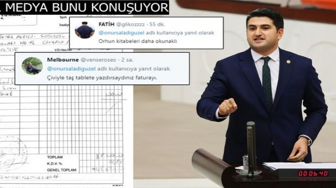 CHP nin faturası Twitter da  dalga landı