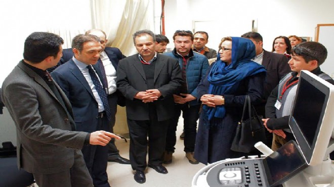 Çiğli Bölge Eğitim Hastanesi Afgan yöneticileri ağırladı