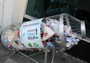 İzmirliler e duyuru: Bu kumbara çöp değil!
