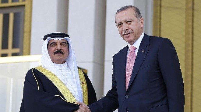 Cumhurbaşkanı Erdoğan, Bahreyn Kralı ile görüştü