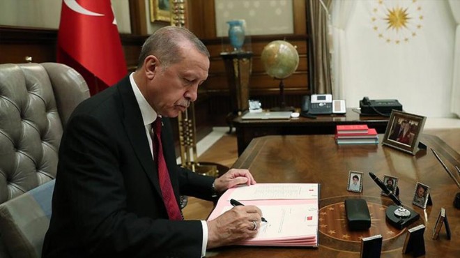 Cumhurbaşkanı Erdoğan dan 3 bakanlığa 13 atama