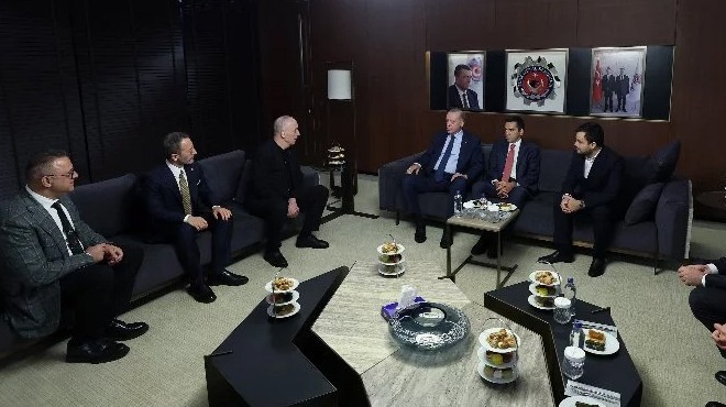 Cumhurbaşkanı Erdoğan'dan Türk Metal Sendikası'na ziyaret