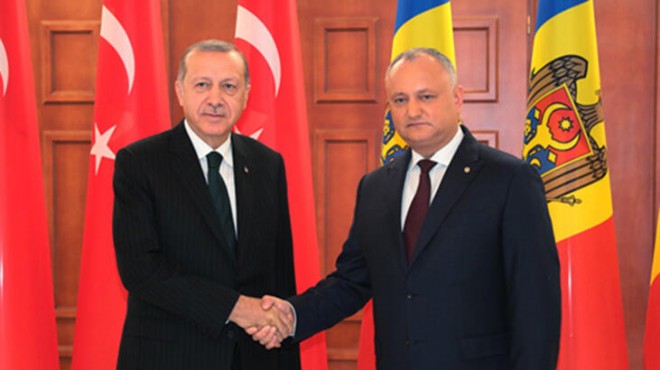 Cumhurbaşkanı Erdoğan Moldovalı mevkidaşıyla görüştü