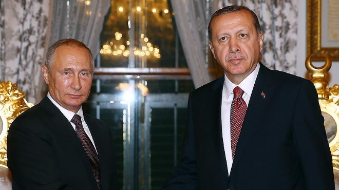 Cumhurbaşkanı Erdoğan Putin ile Suriye yi görüştü