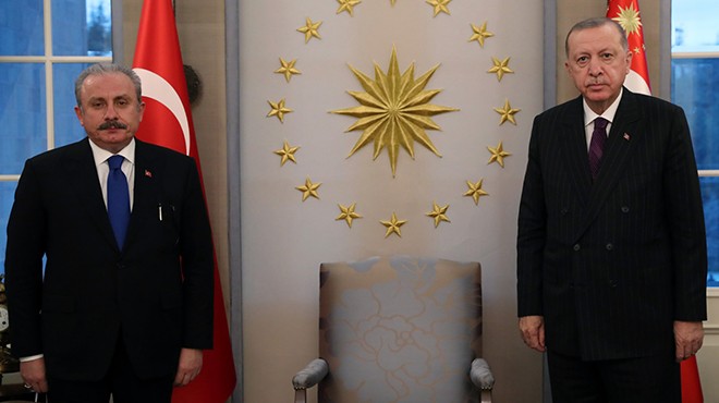 Cumhurbaşkanı Erdoğan, TBMM Başkanı nı kabul etti