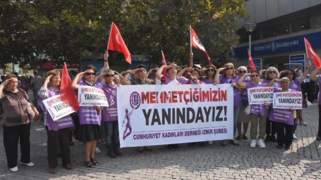 Cumhuriyet Kadınlar dan Mehmetçiğe destek!