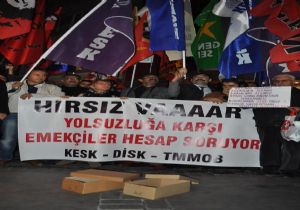 İzmir de sendika ve odalardan  17 Aralık  protestosu