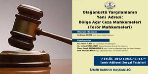 Yargıda yeni düzene ilk tepki İzmir Barosu’ndan… 