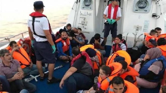 Datça açıklarında 25 kaçak göçmen yakalandı