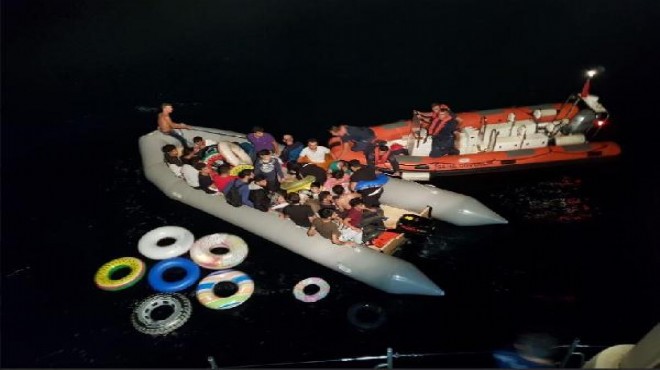 Datça açıklarında 33 kaçak göçmen yakalandı