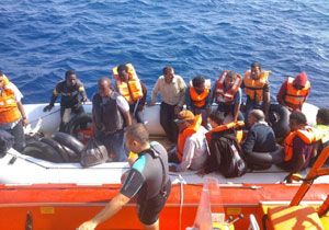 Sahil güvenlik 8 operasyonda 200 kaçak kurtardı