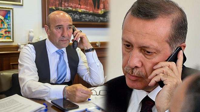 Deprem sonrası Erdoğan dan Soyer e telefon